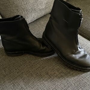 Vince Black Ankle Boots